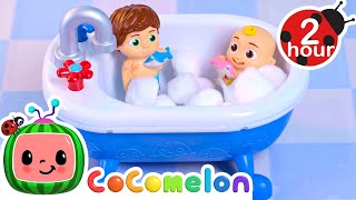 Bath Song  CoComelon Toy Play Learning  Nursery Rhymes for Babies [upl. by Nora]