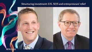 Structuring investment EIS SEIS and entrepreneurs relief [upl. by Ballinger154]