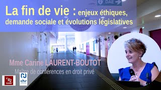 0104 Conférence CRJP  quotLa fin de vie  enjeux éthiquesquot  accueil [upl. by Tekcirc258]