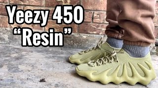 adidas Yeezy 450 “Resin” Review amp On Feet [upl. by Gristede907]