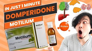 Domperidone  Motilium  All you need to know in 1 Minute [upl. by Jeffers]