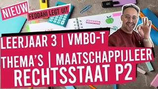 RECHTSSTAAT paragraaf 2 VERSIE 20242025  VMBOT  MAATSCHAPPIJLEER [upl. by Attenoj24]