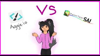 Paint Too Sai vs Aggie io my thoughts [upl. by Aerda983]