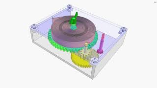 Toy spring motor [upl. by Mandi]