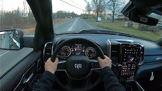 2021 Ram 1500 POV Laramie Test drive and impressions [upl. by Shipman585]