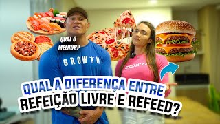 REFEIÇÃO LIVRE VS REFEED  GIGA E JULIA EXPLICAM AS DIFERENÇAS [upl. by Robb309]