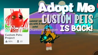 Adopt Me Custom Pets is back Playing AMCP For the First Time in 9 Months [upl. by Willman726]