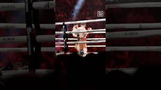 Canelo Alvarez knocks down Edgar Berlanga 🥶 CaneloBerlanga [upl. by Novets]