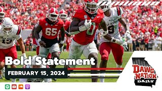 Roderick Robinson thinks UGA RBs will elevate their performance in 2024 [upl. by Allicirp]