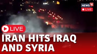 Iran Launches Missile Strikes in Iraq and Syria Citing Terrorist Attacks  Iran Attacks Iraq Live [upl. by Einahpit]