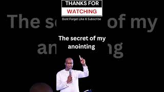 THE SECRET OF MY ANOINTINGAPOSTLE JOSHUA SELMAN leadingpeopletolifechangingfaith inspiration [upl. by Ecertap]