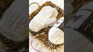 Easy Mittens Knitting Pattern [upl. by Clemente604]