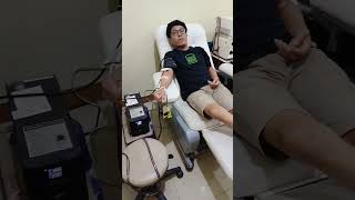 Apheresis Donor for Cancer Patient blooddonation cancersurvivor anemiaaplastic [upl. by Mahoney]