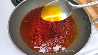 How to make Annatto Oil  Achiote Seed Oil  Jerenes Eats [upl. by Yelich353]