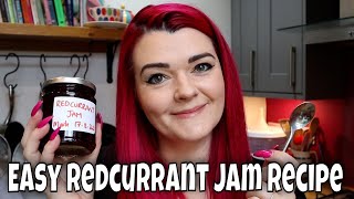 How To Make REDCURRANT JAM  Easy Recipe ONLY 3 ingredients  MoggyBoxCraft [upl. by Auhsuoj728]