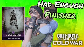 Had Enough Finishing Move SHAMROCKED BUNDLE  Black Ops Cold War  Season 2 [upl. by Einwahs]