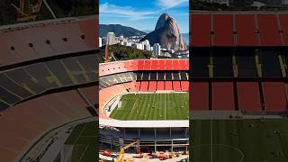 Construção do ESTÁDIO do FLAMENGO flamengo estadiodoflamengo [upl. by Fleisig]