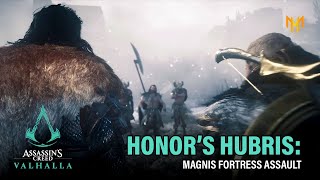 Honors Hubris Magnis Fortress Assault Assassins Creed Valhalla  Episode 112 [upl. by Anilorak970]