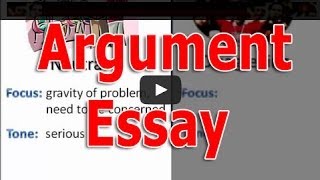 How to Write an Argument Essay A Persuasive Paper with Arguments [upl. by Aitsirk]