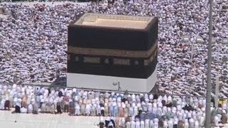 The Hajj begins in Mecca [upl. by Anaitat144]