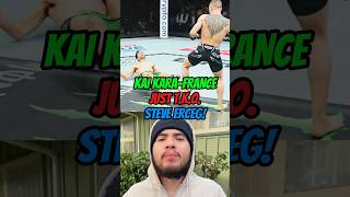 KAI KARAFRANCE JUST DESTROYED AND EMBARRASSED STEVE ERCEG AT UFC 305trending youtubeshorts fyp [upl. by Nalloh]