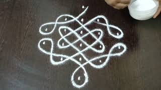 Easy amp Simple rangoli with 6×2 dots  Latest kolam rangoli designs  Simple muggulu [upl. by Louisa]