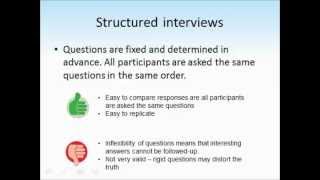 Self report methods in psychology tutorial [upl. by Eiddal697]