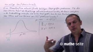 Einseitiges Konfidenzintervall über Normalverteilung berechnen Beispiel 4  W2006 [upl. by Leeth129]