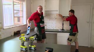 How To Install Kitchen Wall Cabinets  DIY At Bunnings [upl. by Sharpe]