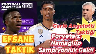 FM 24 MOBİLE Taktik Carlo Angelotti Namağlup Taktik FOOTBALL Manager 2024 Mobile Taktik [upl. by Nonnaihr953]