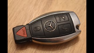 Mercedes Benz key fob battery replacement  EASY DIY [upl. by Meredeth]