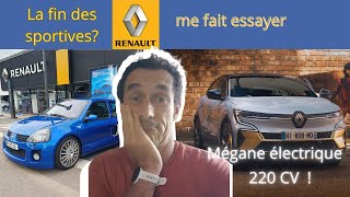 Jarrive en clio V6 je repars en Mégane électrique de 220 cv [upl. by Ayiotal]