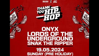 Thank You Hip Hop Onyx Cologne 2024 [upl. by Ttegdirb791]