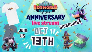 Botworld Anniversary  Giveaways Character Costume Event Botworld Odyssey amp More [upl. by Alanah]