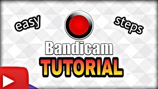 Bandicam Tutorial  How to Record Your Game Play Like CrossFire Basic Steps [upl. by Girard]