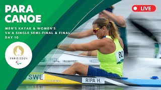 Para Canoe  Mens Kayak amp Womens Vaa Single Semifinal amp Final  Day 10  Paris 2024 Paralympics [upl. by Aysa]