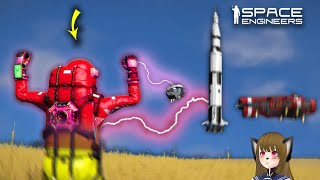 This Infinite Range Grid Command Trick is Awesome Space Engineers [upl. by Lorant]