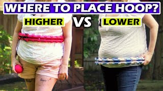 Where To Place Smart Weighted Hula Hoop On Body For Beginners [upl. by Leor182]