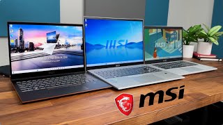 The New MSI Laptops for Business and Productivity [upl. by Ralat379]