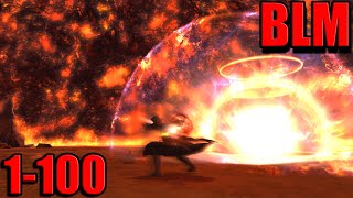 FFXIV Dawntrail ThaumaturgeBlack Mage 1 to 100 Leveling Skills Guide [upl. by Assenyl866]