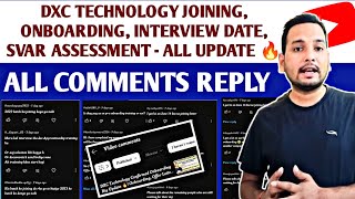 DXC Technology All Imp Update 🔥  All Doubts Cleared  Onboarding amp Joining Update Interview Date [upl. by Arrej]