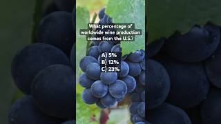 🍷 What  of worldwide wine production comes from the USA agriculture shorts farming farm [upl. by Korns]