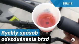 Rýchly spôsob odvzdušnenia bŕzd Shimano [upl. by Sigfried827]