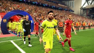 Liverpool vs Barcelona 2nd Leg UEFA Champions League 2019 Gameplay [upl. by Tenney]