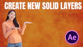 After Effects  How To Create New Solid Layers [upl. by Adnawahs500]