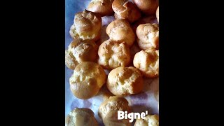 Ricetta Bignè dellex pasticcere [upl. by Tedd]