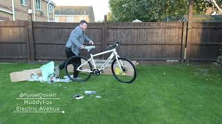 MUDDYFOX Electric Avenue Hybrid Bike Unboxing and building it up A Easy Job [upl. by Eidua]