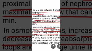 Osmotic Vs Water diuresis [upl. by Hollinger129]