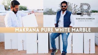 Makrana pure white marble tiles White marble wholesale price Makrana white marble Indian white [upl. by Wende]