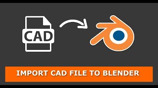 How to Import and Use STP CAD Files in Blender [upl. by Damalus]